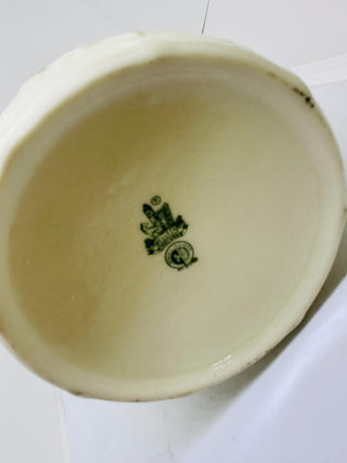 Belleek Pottery Irish Behive Honey Pot - Mid-Cen