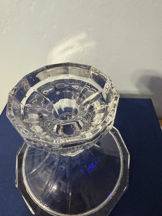Candleholder Single Taper/ Piller Clear 5"