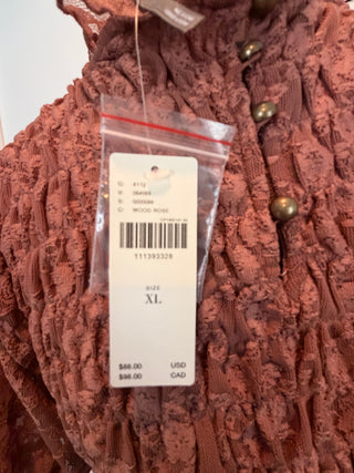 NEW TOP: Anthropologie Smocked Lace (XL)