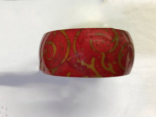 Red and gold  chunky bracelet RSV