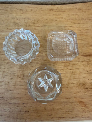 Vintage salt cellars - set of 3