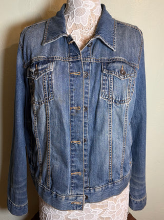 Hand Pinted denim" Miss Blessing"