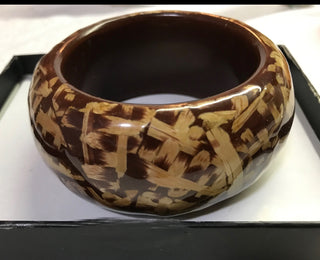 Brown & Beige Chunky Bracelet  RSV