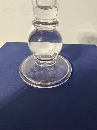 Candleholder Single Taper/ Piller Clear 5"