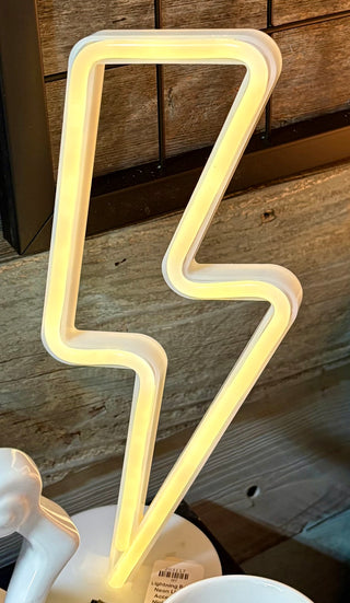 Lightning Bolt Neon Light Accent or Night Light