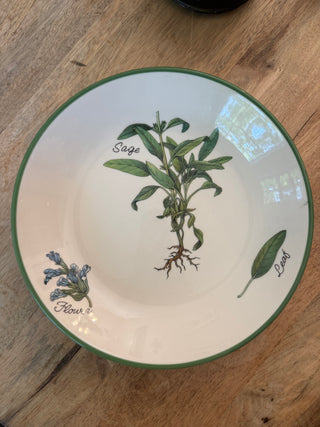 Over and Back inc. Herb plate (sage)