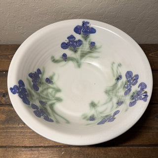 Clouds Folsom Pottery 10.5” Iris Bowl