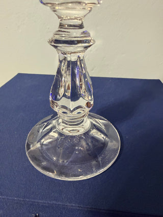 Candleholder Single Taper Clear 6" pedals