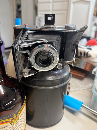 vintage Agfa Ansco Viking folding bellows camera