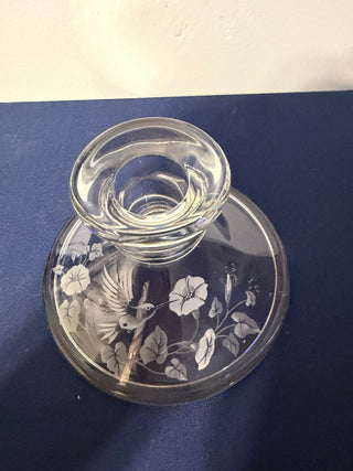 Candleholder Single Taper 3" hummingbird