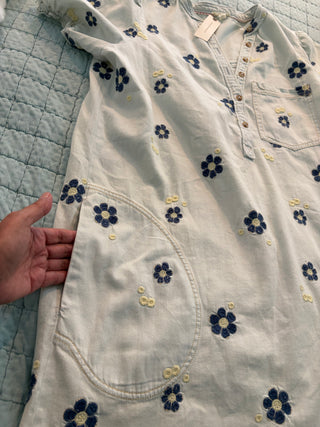 DRESS: “Pilcro” Anthropologie Aqua Shift