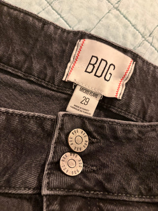 JEANS: BDG Y2K Micro Flare Blk (Sz. 29)