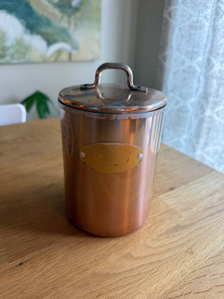 Copper Colored Nesting Cannister (medium)