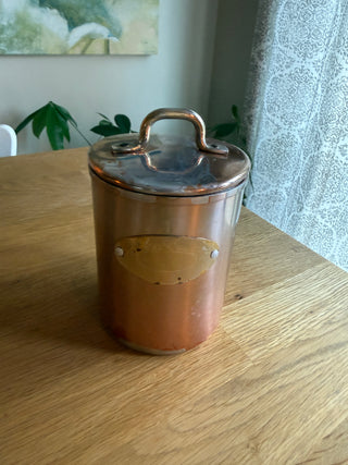 Copper Colored Nesting Cannister (small)