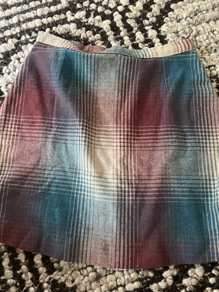 Vintage plaid skirt XS-S