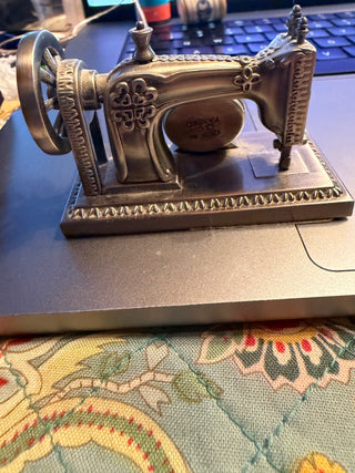 Timex Collectible Mini Clock Sewing Machine VV