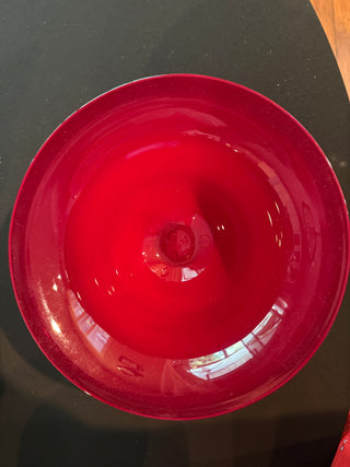 Hand blown bowl by  CARLSON Glass