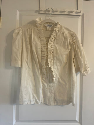 vtg eyelet blouse