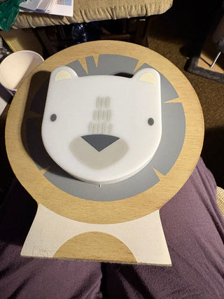 Night Light Lion face,  battery operated, table or hanging