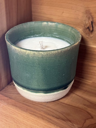 Lemon Eucalyptus - Handcrafted Ceramic Candle