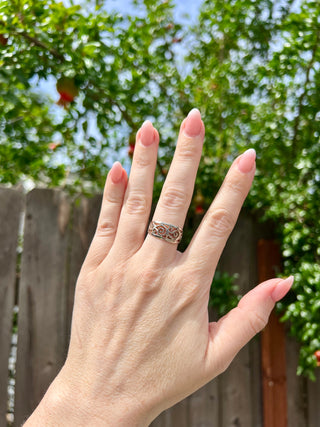 925 Ornate Scroll Ring