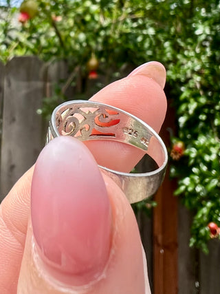 925 Ornate Scroll Ring