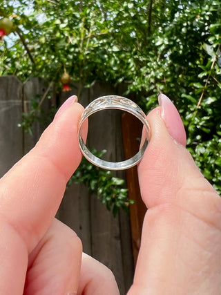 925 Ornate Scroll Ring
