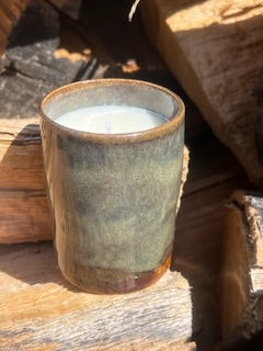Lemon Eucalyptus - Handcrafted Ceramic Candle