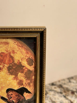 Vintage Frame Gold w/ Black Trim, Full Moon