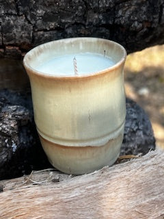 Lemon Eucalyptus - Handcrafted Ceramic Candle