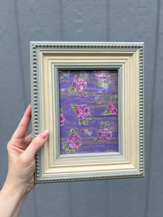 Light Blue & Ivory Frame