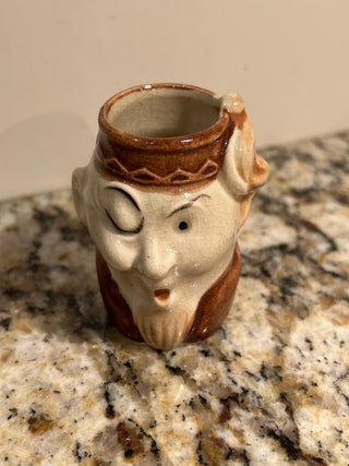 Samurai Head Decorative Match Holder/Shot Glass