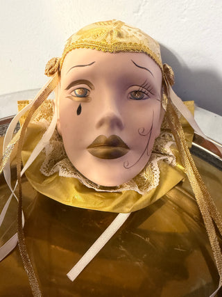 Mask Gold Tear, Shelf Velvet Back