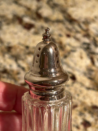 Salt & Pepper Shakers, Fluted Glass