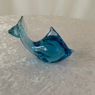 blue glass fish