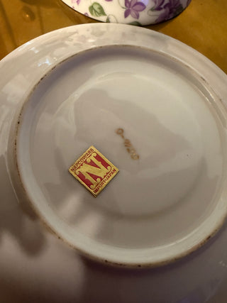 Vintage Teacup/Saucer Napco Violets