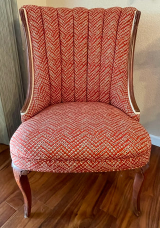 Vintage wingback chair
