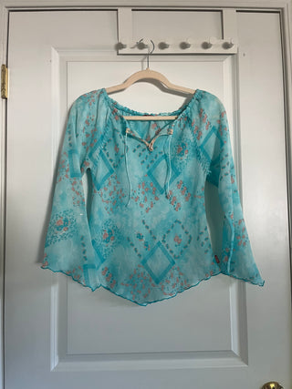 vtg guess blouse