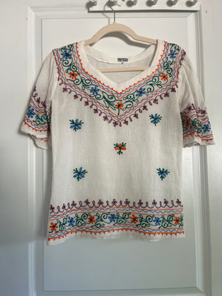 vtg embroidered blouse