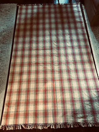 Fall Plaid Tablecloth, 84” x 49”