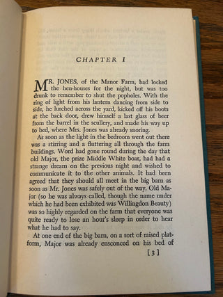 Vintage Book, Animal Farm by George Orwell, 1946