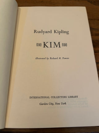 Vintage Book, Kim by Rudyard Kipling, 1958
