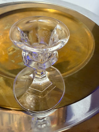 Candleholder Single Taper, 4" round base