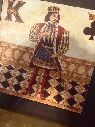 King of Clubs Tile 8"