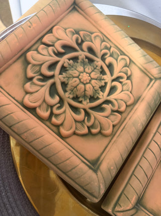 Terra Cotta Wall Plaque SET 2, 8.5"