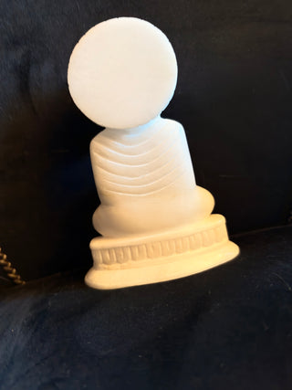 7" Marble Buddha Stone Figure Sculpture Religious Idol Statue Home Decor Gift