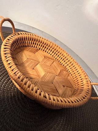 Basket Tray Natural Weave
