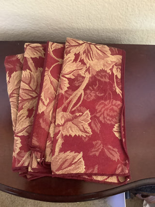 Cloth Napkins - Vtg. set of 4