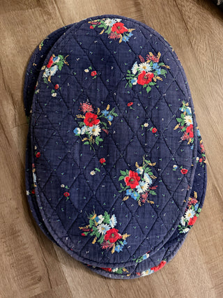 Quilted Floral Placemats (4)
