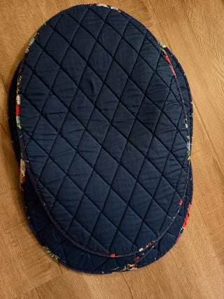 Quilted Floral Placemats (4)